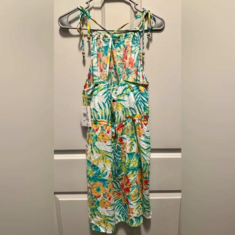 NWT Hurley Women’s‎ Size Large Hawaiian Garden Kate Tie Dresss